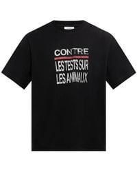 Vetements - Slogan-Print Distressed T-Shirt - Lyst