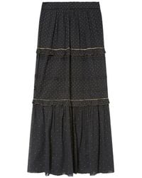 Isabel Marant - Marant Etoile Volodia Polka-Dots Skirt - Lyst