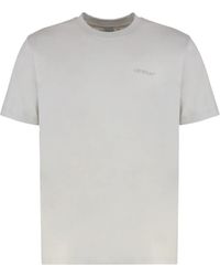 Off-White c/o Virgil Abloh - Cotton Blend T-Shirt - Lyst