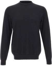 Diktat - Geribbelde Sweater Met Ronde Hals - Lyst