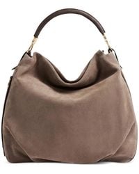 Borbonese - Medium Bice Suede Shoulder Bag - Lyst