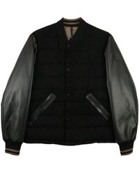 Moncler - Chalanches Leather Bomber - Lyst