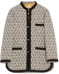 Valentino Garavani - Toute La V Jacquard-Pattern Jacket - Lyst