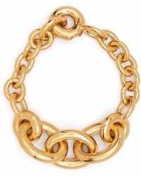 Saint Laurent - Chain Link Brass Bracelet - Lyst