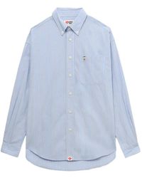 AAPE BY A BATHING AP - Baby Doppy-Patch Striped Shirt - Lyst