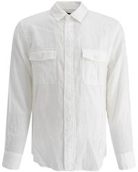 Vince - Double-Pocket Linen Shirt - Lyst