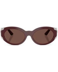 Versace - Medusa-Motif Round-Frame Sunglasses - Lyst