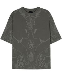 Daily Paper - Rythm Outline-print Cotton T-shirt - Lyst