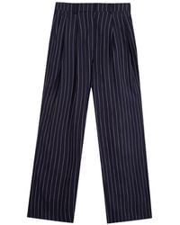 Maison Labiche - Pinstripe Pleated Trousers - Lyst