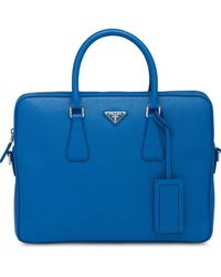 Prada Klassische Aktentasche - Blau