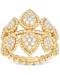 Boucheron - Serpent Bohème ダイヤモンド リング 18kイエローゴールド - Lyst
