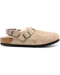 Birkenstock - Boston スエード サンダル - Lyst