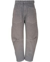 Nili Lotan - High-Waisted Corduroy Trousers - Lyst