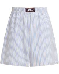 Marni - Striped Elasticated-Waist Swim Shorts - Lyst