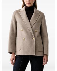 GANT - Double-Breasted Peak-Lapels Blazer - Lyst