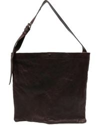 SOMMET - Buckle-Strap Leather Tote Bag - Lyst