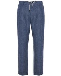 Barba Napoli - Drawstring-Fastening Trousers - Lyst
