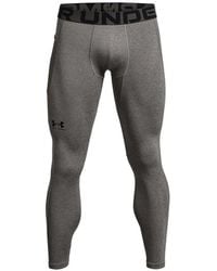 Under Armour - Logo-Jacquard Marl Leggings - Lyst