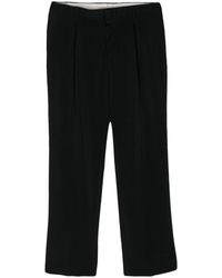 Briglia 1949 - Textured Pleated Tapered Trousers - Lyst