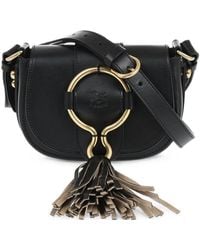 Il Bisonte - Consuelo Tassel-Detail Ring-Embellished Crossbody Bag - Lyst