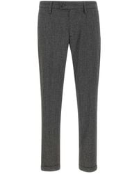 Re-hash - Mucha Textured Cuffed Trousers - Lyst