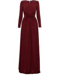 Nissa - Embellished Twisted Maxi Dress - Lyst