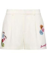 Cinq À Sept - Celeste Vine Shorts Met Borduurwerk - Lyst