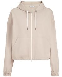 Brunello Cucinelli - Sudadera Con Capucha Y Logo - Lyst