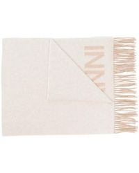 Ganni - Scarfs Cream - Lyst
