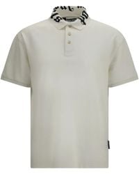 Palm Angels - Logo-Collar Cotton Polo Shirt - Lyst