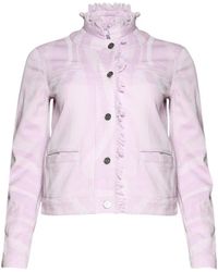 PUCCI - Frayed-Trim Printed Jacket - Lyst