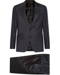 Canali - Pinstriped Wool Two-Piece Suit - Lyst