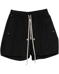 Rick Owens - Bela Zip Drawstring Shorts - Lyst