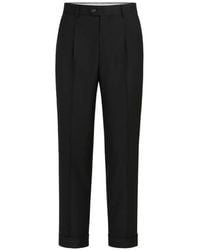 Brunello Cucinelli - Super 150S Virgin Wool Four Season Batavia Trousers With Pleat - Lyst