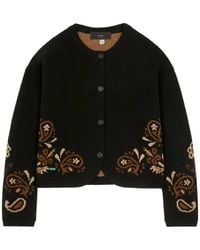 Alanui - Cardigan Island Roots À Motif Cachemire En Maille Jacquard - Lyst