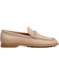 Tod's - Leather Loafers - Lyst