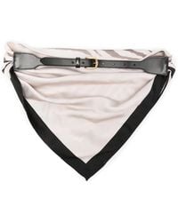 Patrizia Pepe - Zebra-Print Leather Belt - Lyst