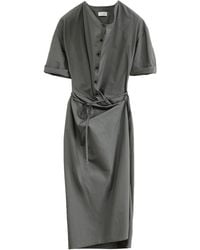 Lemaire - Short-sleeve Wrap Dress - Lyst