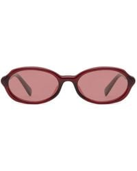 Fora - Creator Oval-Frame Sunglasses - Lyst