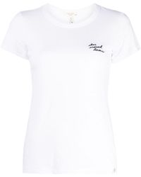 Rag & Bone - Logo-embroidered Organic Cotton T-shirt - Lyst