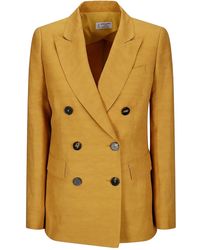 Alberto Biani - Double-Breasted Blazer - Lyst