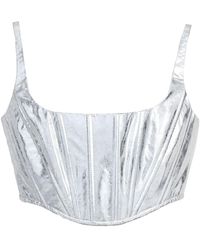 Marc Jacobs - Leather Bustier Top - Lyst