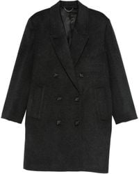 TOTEME - Double-Breasted Cashmere Coat - Lyst