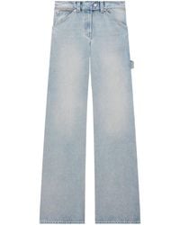 Courreges - Light-Wash Wide-Leg Jeans - Lyst