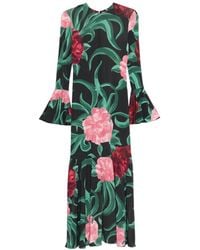 La DoubleJ - Alba Floral-Print Maxi Dress - Lyst
