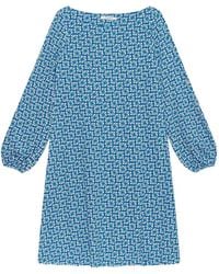 Maliparmi - Wide-Sleeve Mini Dress - Lyst