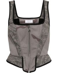 Marine Serre - Top Con Inserti - Lyst