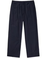Officine Generale - Nilson Drawstring Wide-Leg Trousers - Lyst