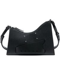 Maison Margiela - Small Snatched Leather Shoulder Bag - Lyst