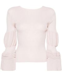Issey Miyake - ベルスリーブ トップ - Lyst